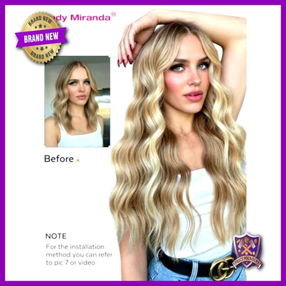14 Inch Human Hair Extensions 100g 8PC Seamless Wefts for Volume main image 4
